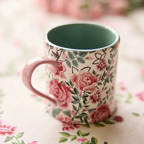 Cath Kidston Dolly Rose White Mollie Mug