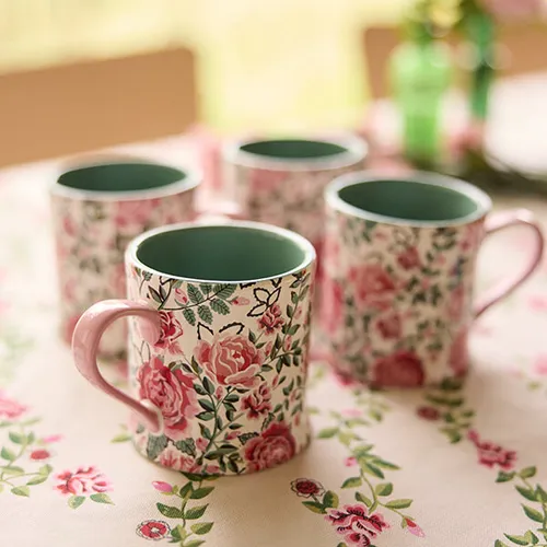 Cath Kidston Dolly Rose White Mollie Mug