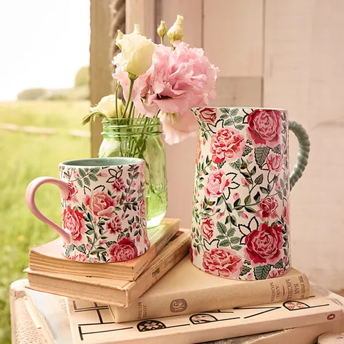 Cath Kidston Dolly Rose White Mollie Mug