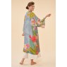 Powder Tropical Flora & Fauna Kimono Gown - Lavender