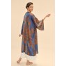 Powder Denim Tapestry Kimono Gown