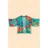 Powder Hummingbird at Dusk Kimono Jacket