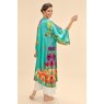 Powder Hummingbird At Dusk Kimono Gown