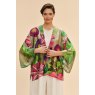 Powder Oversized Botanicals Kimono Jacket