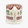 Emma Bridgewater Christmas Joy Set of 2 1/2 Pint Mugs Boxed