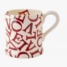 Emma Bridgewater L.O.V.E Polka Red 1/2 Pint Mug