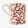 Emma Bridgewater L.O.V.E Polka Red 1/2 Pint Mug