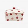 Emma Bridgewater Pink Hearts Small Butter Dish