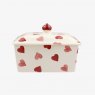 Emma Bridgewater Pink Hearts Small Butter Dish