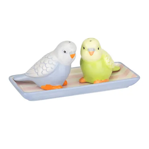 Cath Kidston Painted Table Budgie Salt & Pepper Set