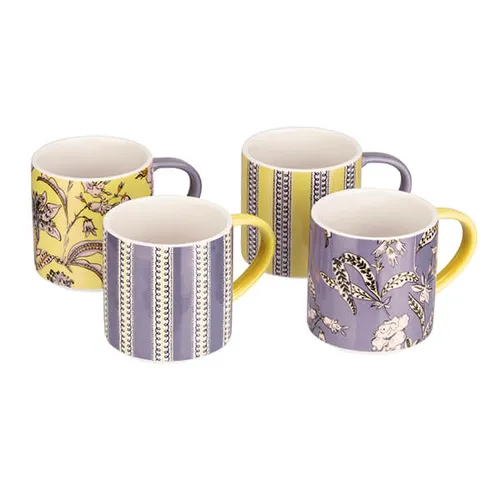 Cath Kidston Wisteria Set of 4 Stacking Mugs