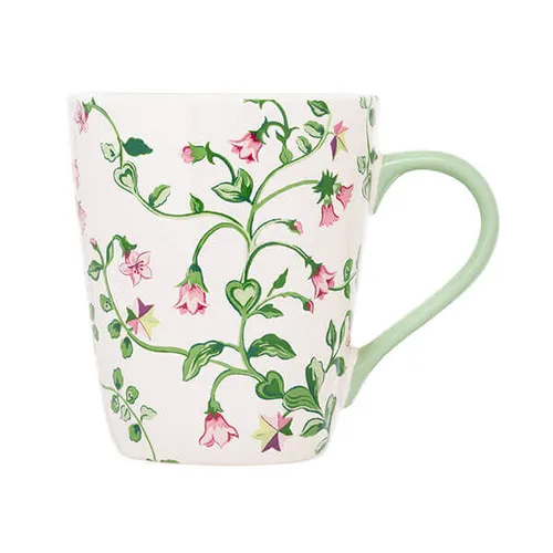 Cath Kidston Twin Flowers White Stanley Mug