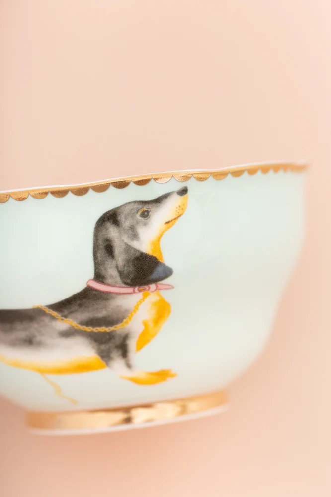 Yvonne Ellen Sausage Dog Serving Bowl