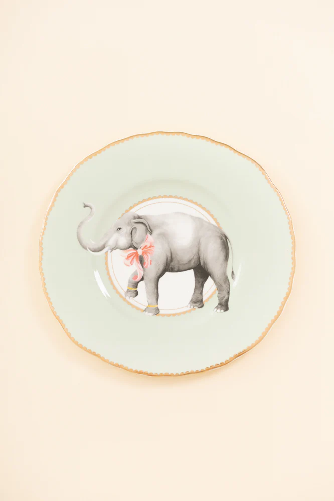 Yvonne Ellen Elephant Sandwich Plate 23cm