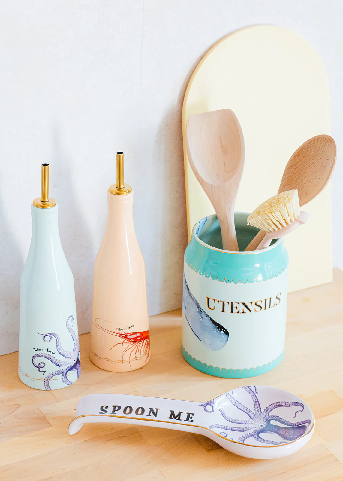 Yvonne Ellen Ceramic Oil & Vinegar Set