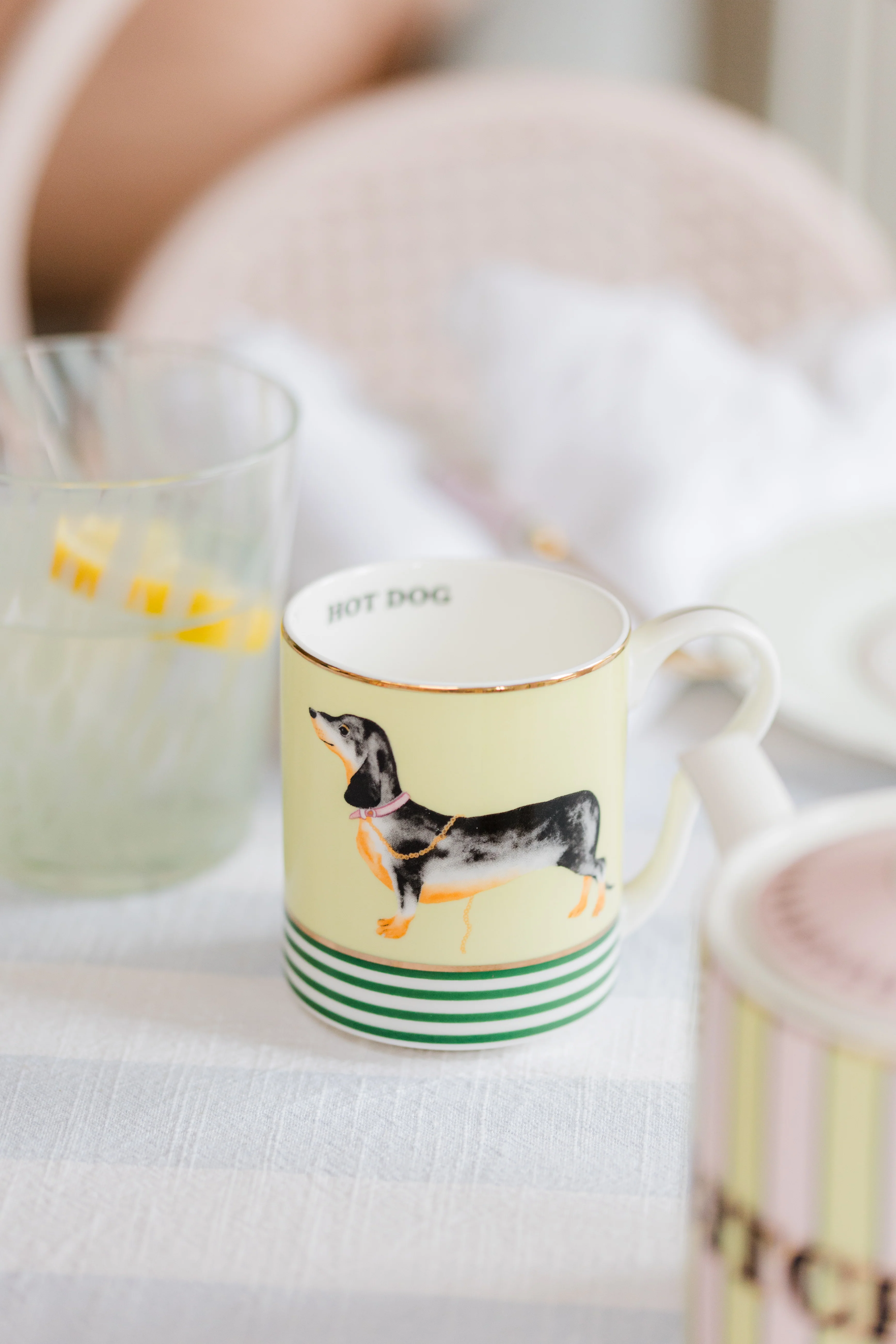 Yvonne Ellen Doggie Teapot & 2 Small Mugs Set