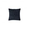 William Morris Strawberry Thief Embossed Prussian Blue Cushion