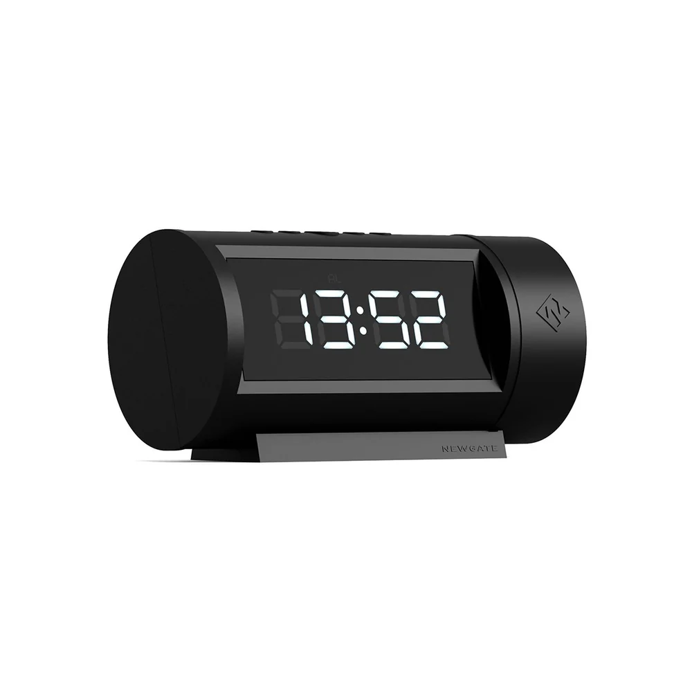 Newgate Pil LED Alarm Clock | Black