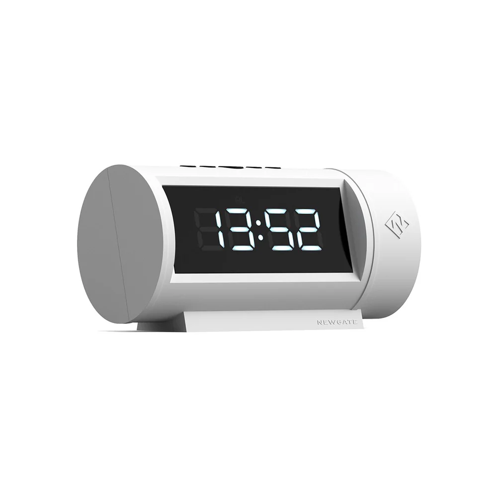 Newgate Pil LED Alarm Clock | White