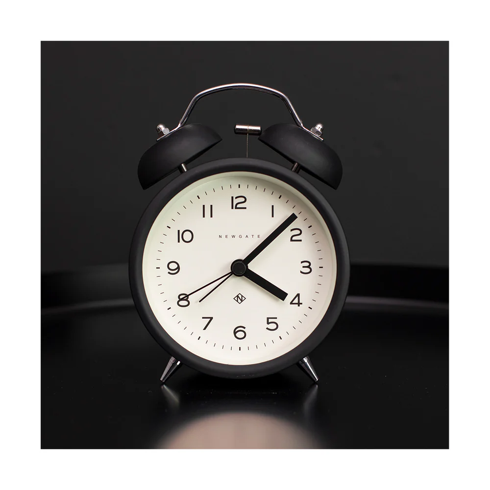 Newgate Echo Alarm Clock | Black