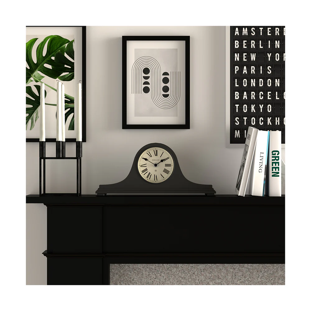 Newgate Time Machine Mantel Clock | Dark Grey