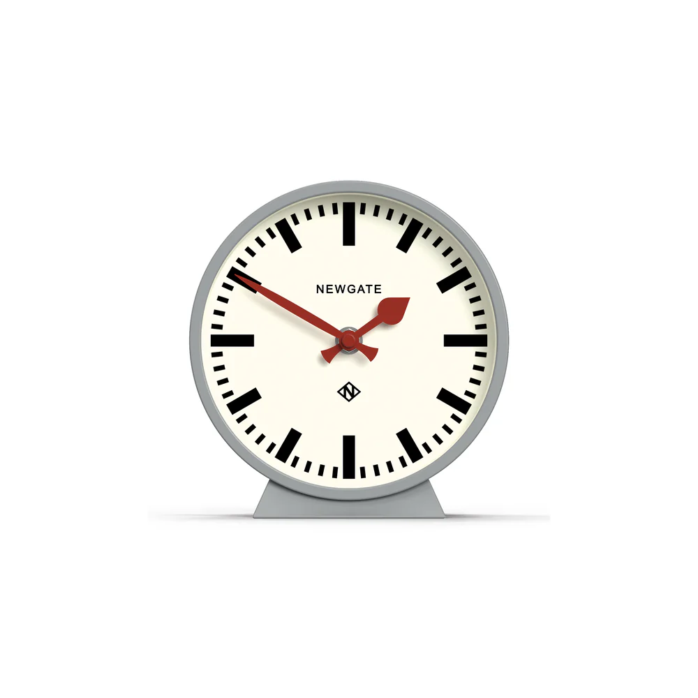 Newgate M Mantel Railway Clock | Grey