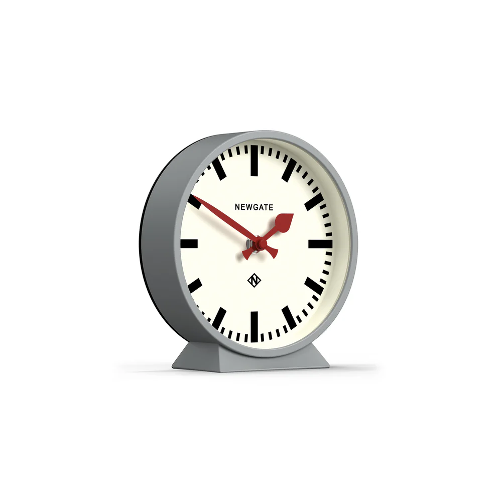 Newgate M Mantel Railway Clock | Grey