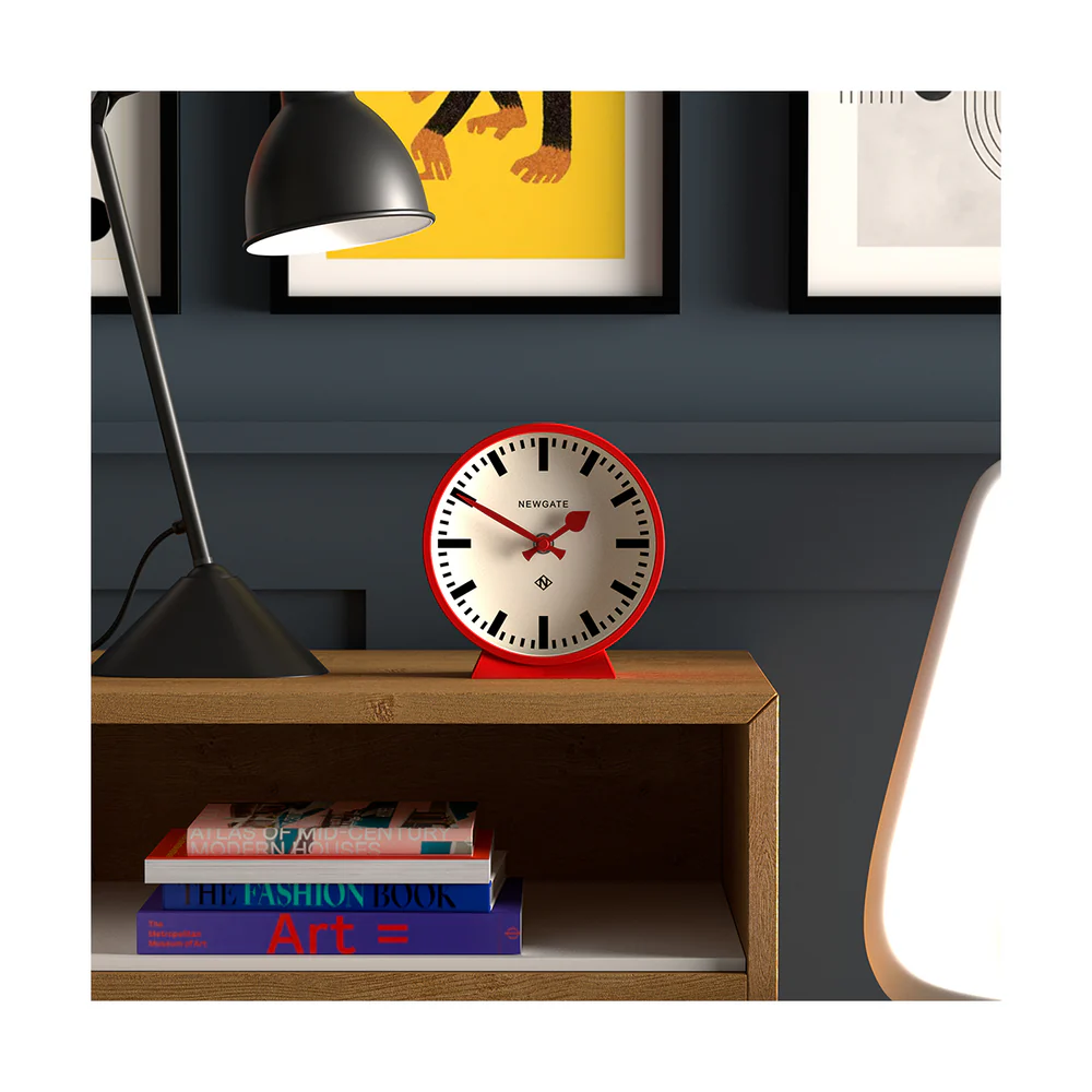 Newgate M Mantel Railway Clock | Red