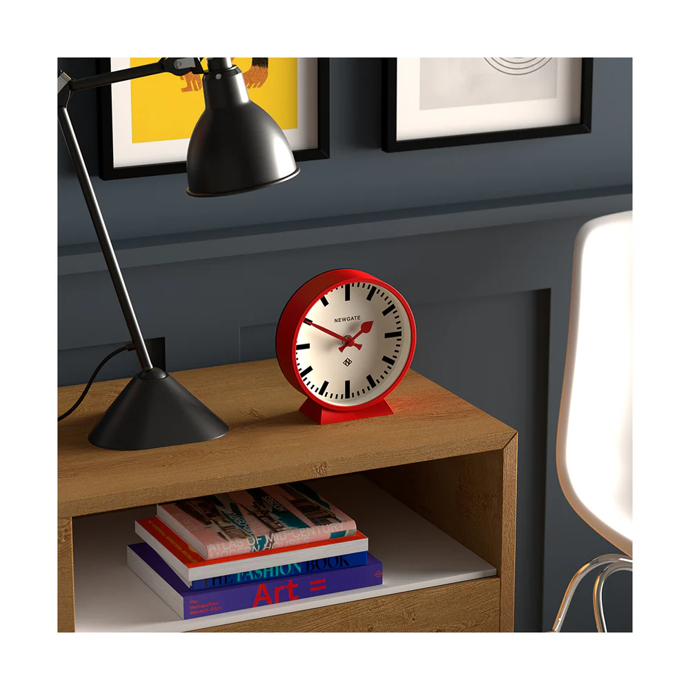 Newgate M Mantel Railway Clock | Red