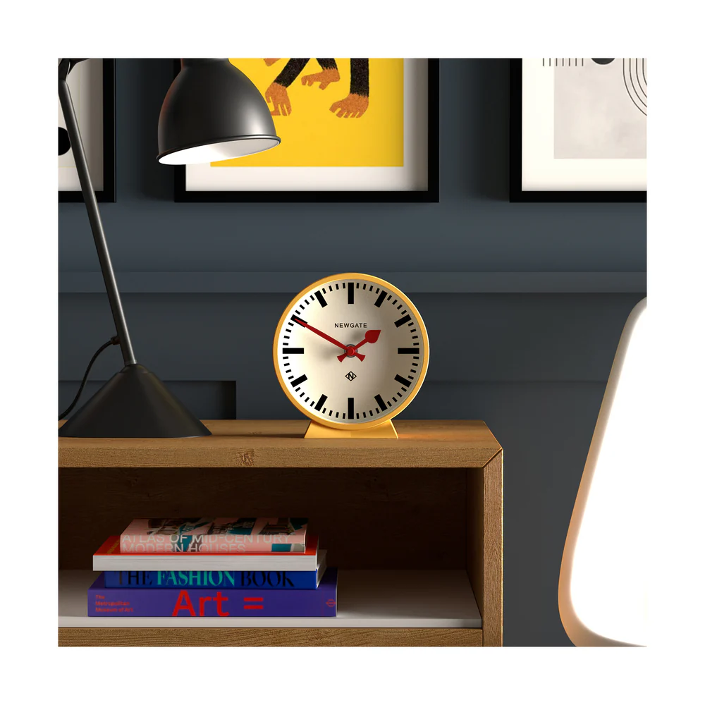 Newgate M Mantel Railway Clock | Yellow