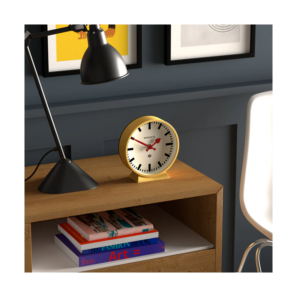 Newgate M Mantel Railway Clock | Yellow