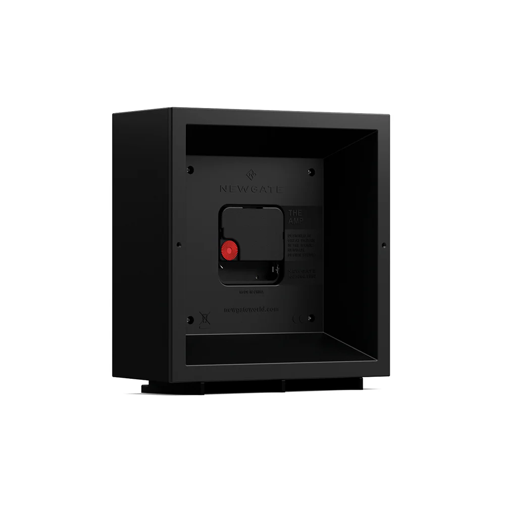 Newgate Amp Mantel Clock | Black / Red