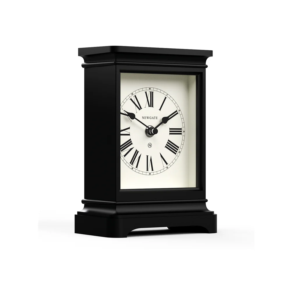 Newgate Time Lord Mantel Clock | Black