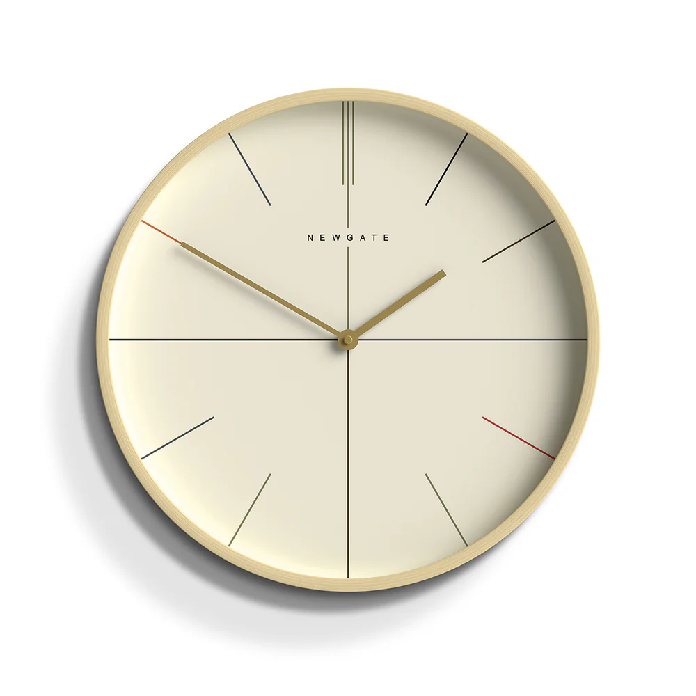 Newgate Hockey Wall Clock | Pale Plywood