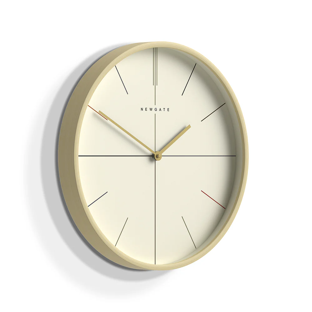 Newgate Hockey Wall Clock | Pale Plywood