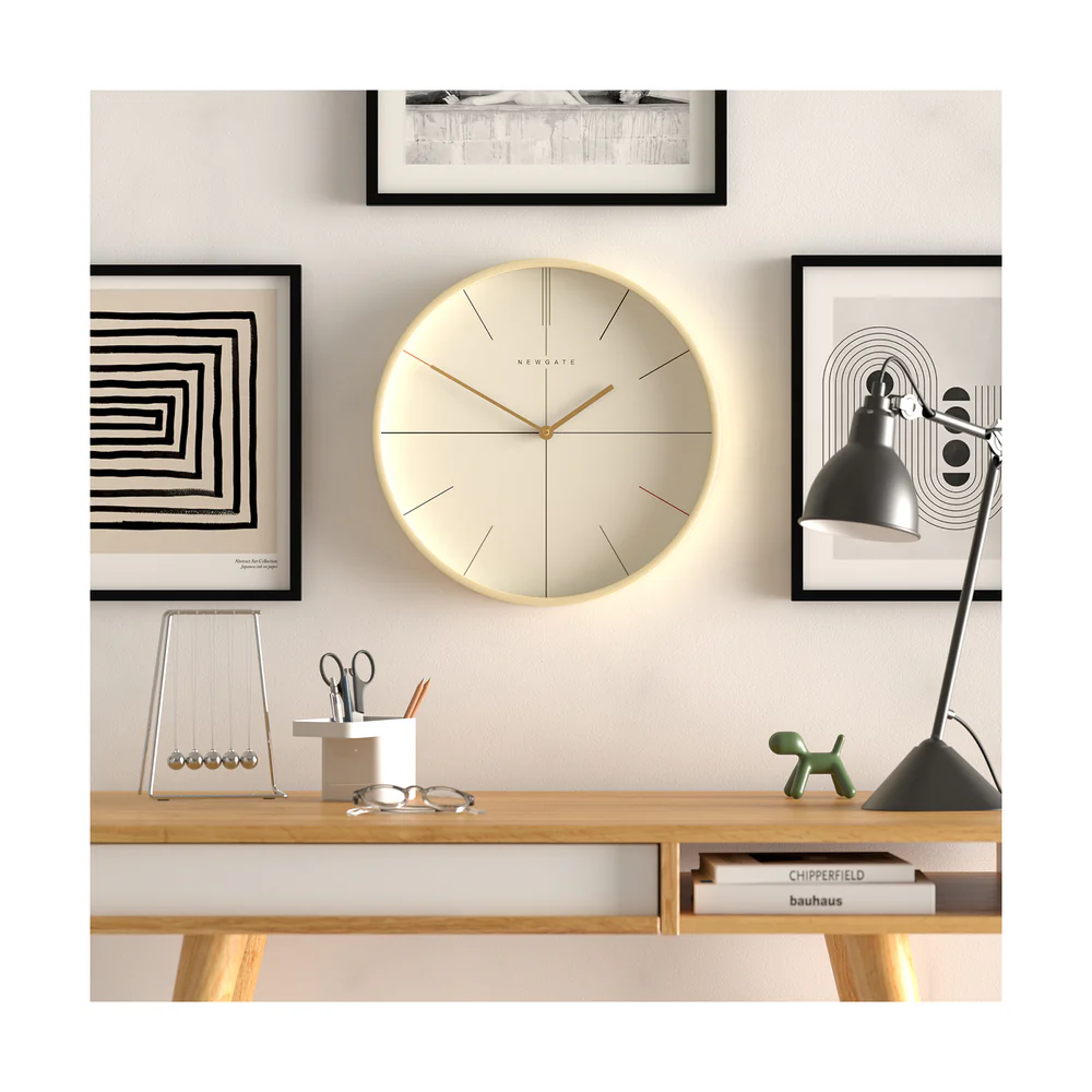 Newgate Hockey Wall Clock | Pale Plywood