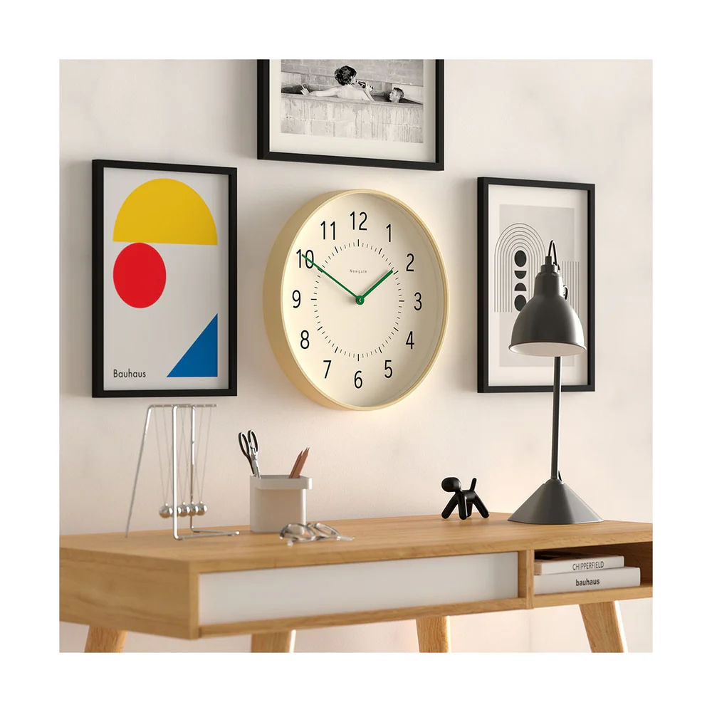 Newgate Monopoly Wall Clock | Plywood / Green