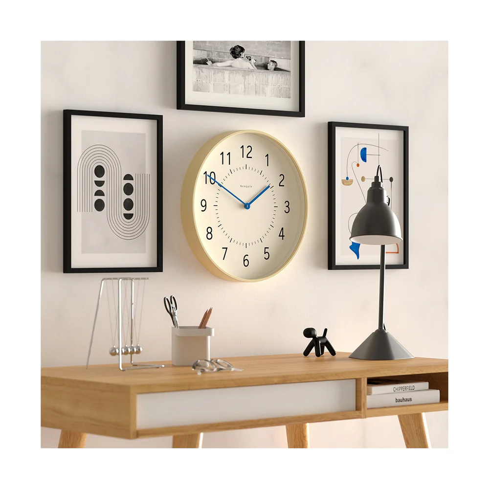 Newgate Monopoly Wall Clock | Plywood / Blue