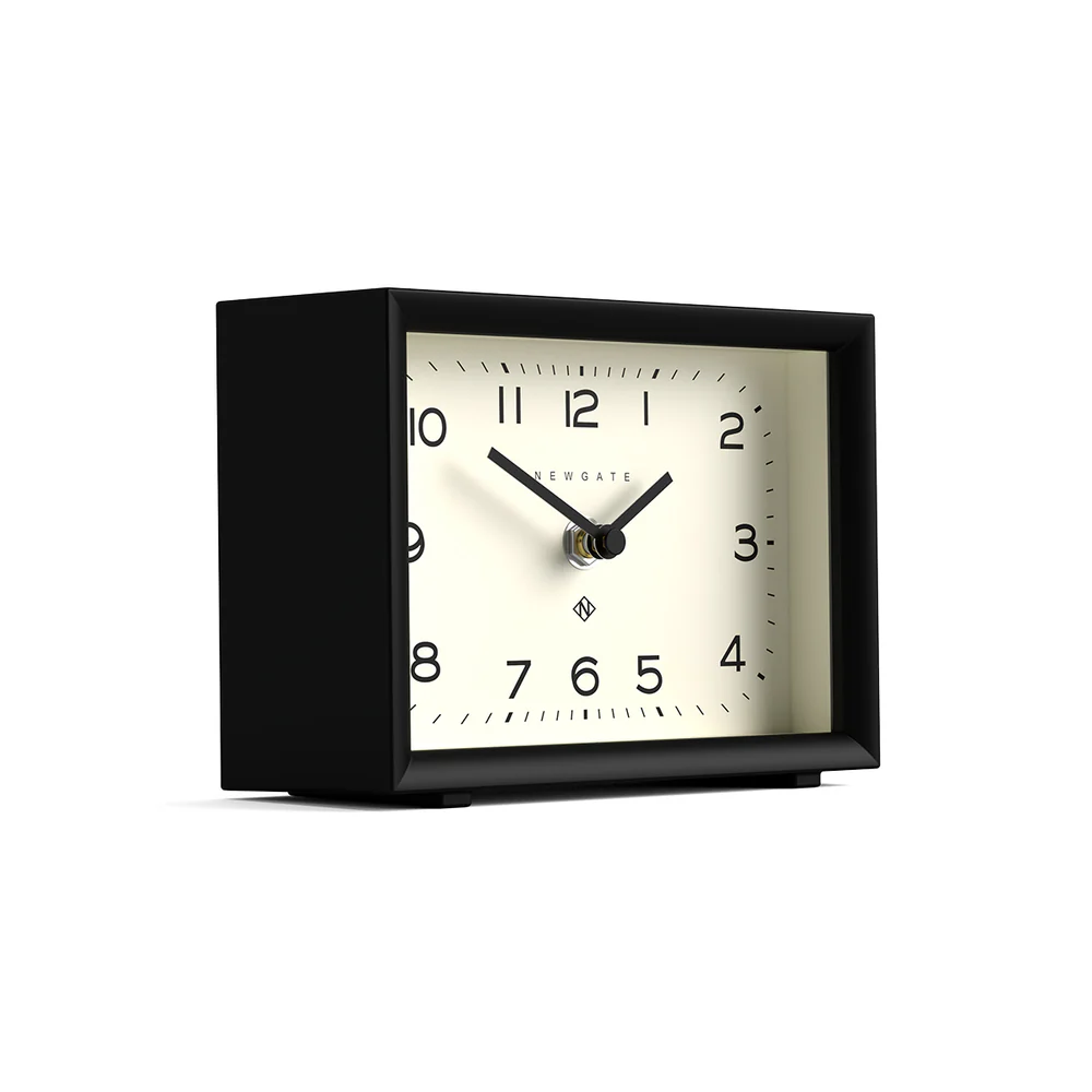 Newgate Henry Mantel Clock | Black