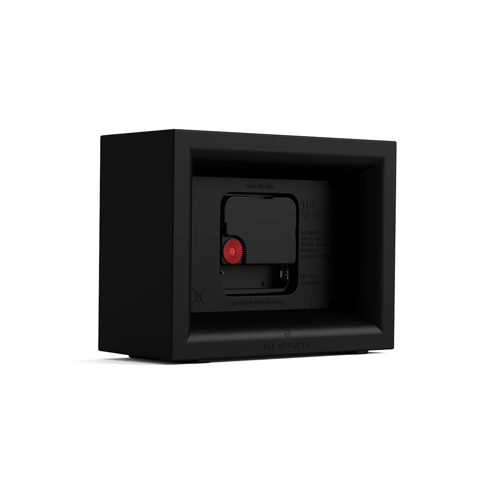 Newgate Henry Mantel Clock | Black