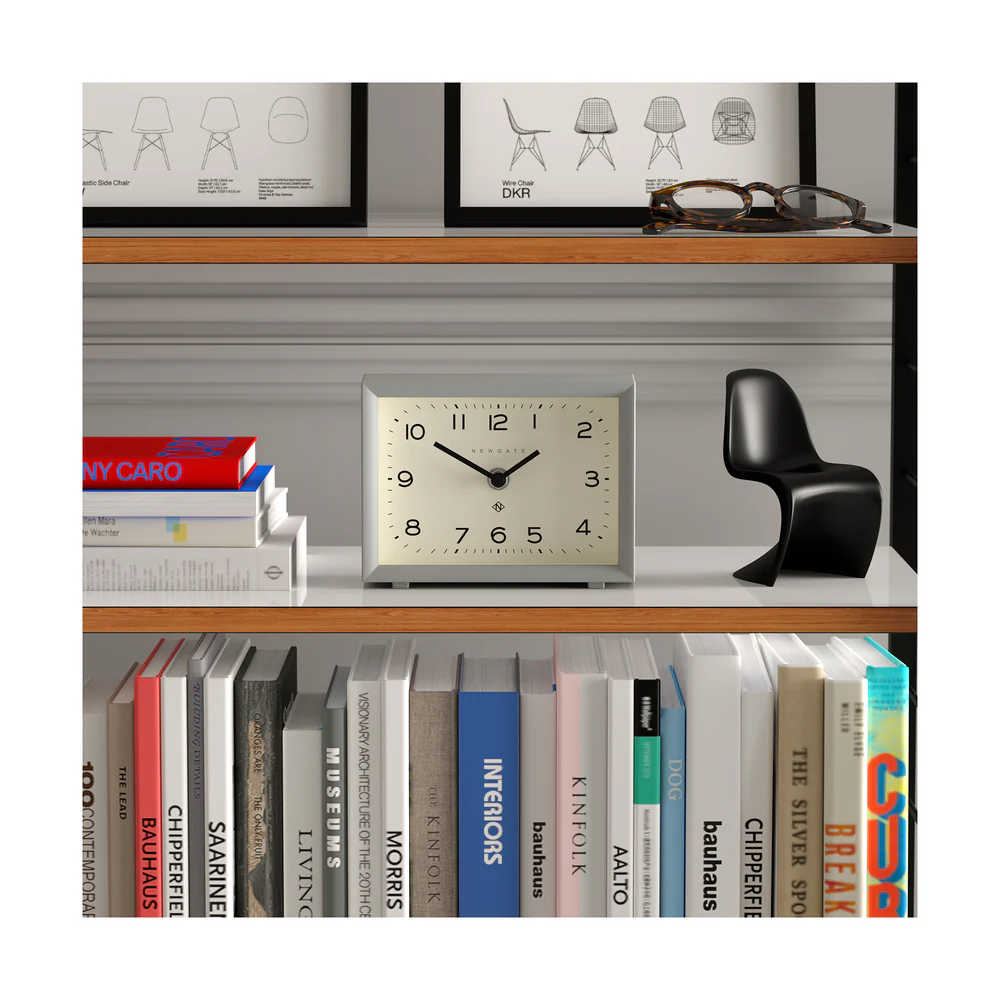 Newgate Henry Mantel Clock | Posh Grey