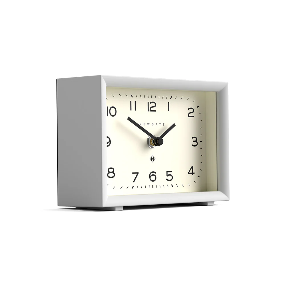 Newgate Henry Mantel Clock | White