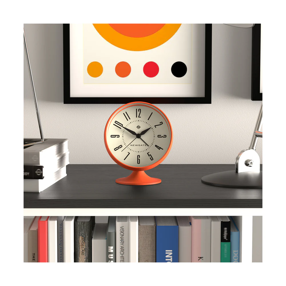 Newgate Spheric Alarm Clock | Orange