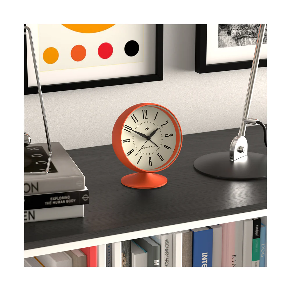 Newgate Spheric Alarm Clock | Orange