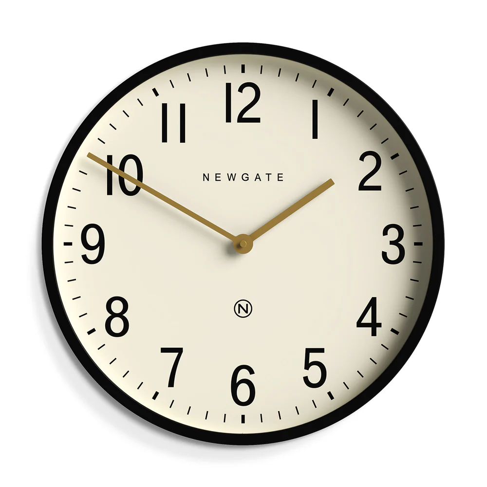 Newgate Universal Arabic Wall Clock | Black