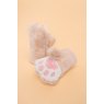 Powder Kids Bear Paw Fluffy Mittens - Cream