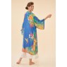 Powder Hummingbird Kimono Gown - Denim