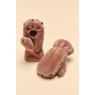 Powder Pals Mittens - Bear Paw Chocolate