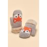 Powder Kids Knitted Mittens - Fox Slate