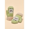 Powder Kids Knitted Mittens - Sheep Sage